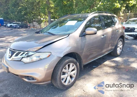 2014 Nissan Murano Sl z USA, uszkodzony, nr VIN JN8AZ1MW5EW513431